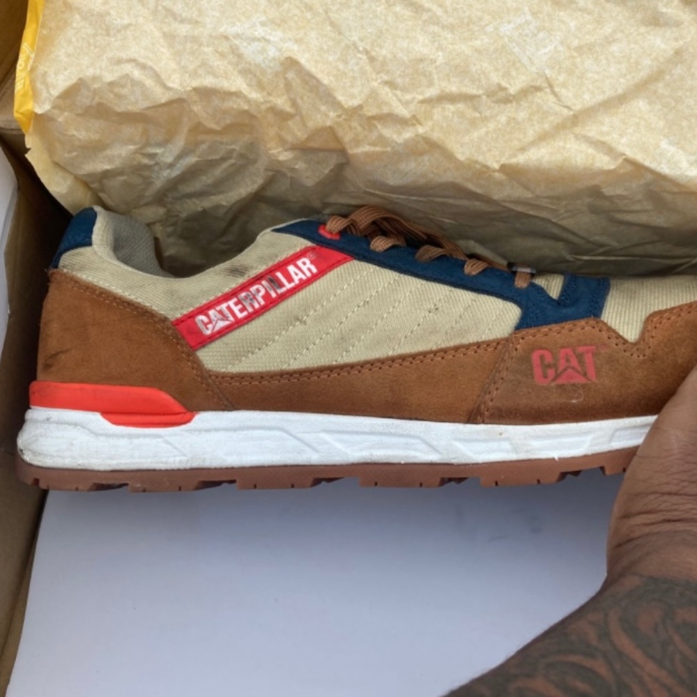 Steel toe work boots